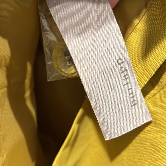 Burlap by Anthropologie Mustard Yellow Pencil Skirt NWT - Picture 4 of 5